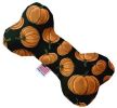 Pumpkin Patch Canvas Bone Dog Toy