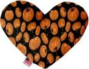 Pumpkin Patch Canvas Heart Dog Toy