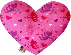 Cupid Canvas Heart Dog Toy (size: 6 Inch)