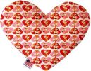 Foxy Love Canvas Heart Dog Toy