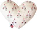 Llama Love Canvas Heart Dog Toy