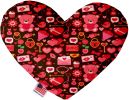 Valentines Day Bears Canvas Heart Dog Toy