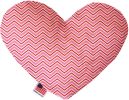 Valentines Day Chevron Canvas Heart Dog Toy