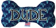 Dude Fluffy Bone Dog Toy