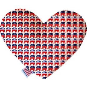 Republican Heart Dog Toy (size: 6 Inch)