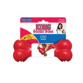 KONG Goodie Bone (Option: Red  Medium (7"L x 2.75"W x 1.5"H))