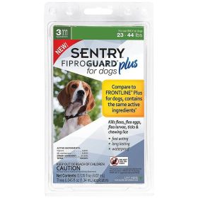 Sentry Fiproguard Plus IGR for Dogs & Puppies (Option: Medium  3 Applications  (Dogs 2344 lbs))