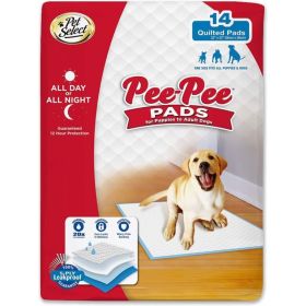 Four Paws Pee Pee Puppy Pads (Option: Standard  14 count)