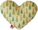 Cutesy Christmas Trees Heart Dog Toy