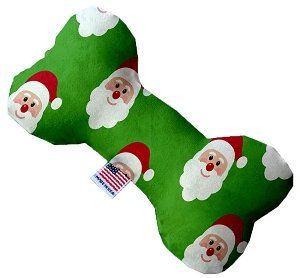 Smiling Santa Bone Dog Toy (size: 10 Inch)