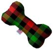 Christmas Plaid Bone Dog Toy