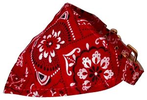 Red Western Bandana Collars (size: Red 10)