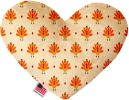 Turkey Trot Canvas Heart Dog Toy