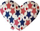 Patriotic Stars Heart Dog Toy