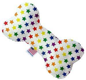 Rainbow Stars Bone Dog Toy (size: 10 Inch)