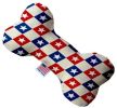 Patriotic Checkered Stars Bone Dog Toy