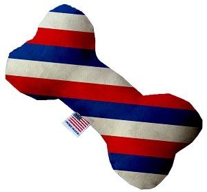 Patriotic Stripes Bone Dog Toy (size: 10 Inch)