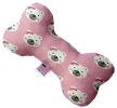 Pink Bears and Bows Bone Dog Toy