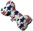 Patriotic Stars Bone Dog Toy