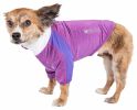 Pet Life Active 'Chewitt Wagassy' 4-Way Stretch Performance Long Sleeve Dog T-Shirt