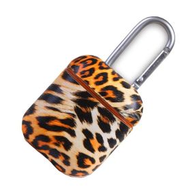 Habitat Air Pod Protective Cover Case In Leopard Print (Color: Brown)