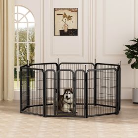 Dog Playpen Outdoor (Color: As pic)