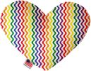 Rainbow Fun Stripes Heart Dog Toy