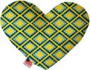 Yellow Southwest Heart Dog Toy