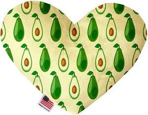 Avocado Paradise Heart Dog Toy (size: 6 Inch)