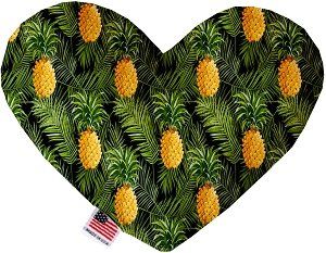 Pineapples in Paradise Heart Dog Toy (size: 6 Inch)