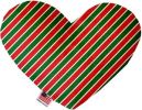 Christmas Stripes Heart Dog Toy