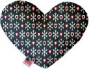 Snowflakes and Hearts Heart Dog Toy