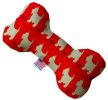 Christmas Westies Bone Dog Toy