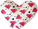 Hearts and Arrows Heart Dog Toy