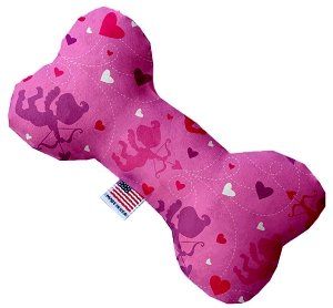 Cupid Hearts Bone Dog Toy (size: 10 Inch)