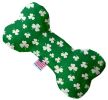 Shamrock Canvas Bone Dog Toy