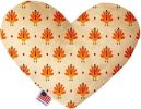 Turkey Trot Canvas Heart Dog Toy